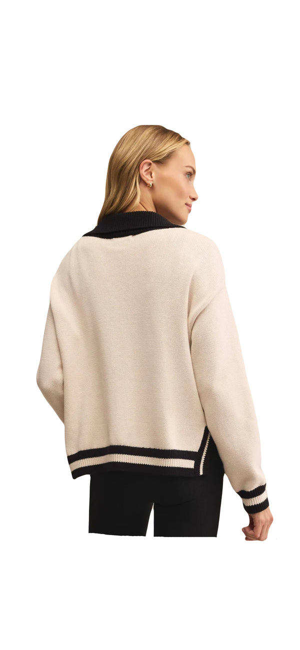 Z Supply: Society Sweater in Crystal