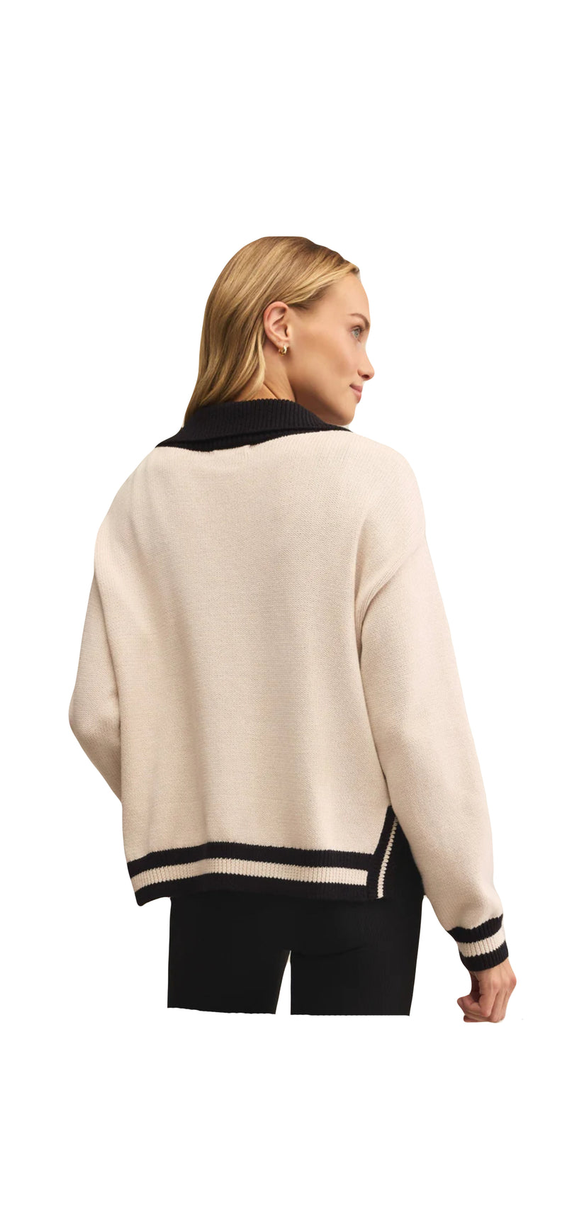 Z Supply: Society Sweater in Crystal