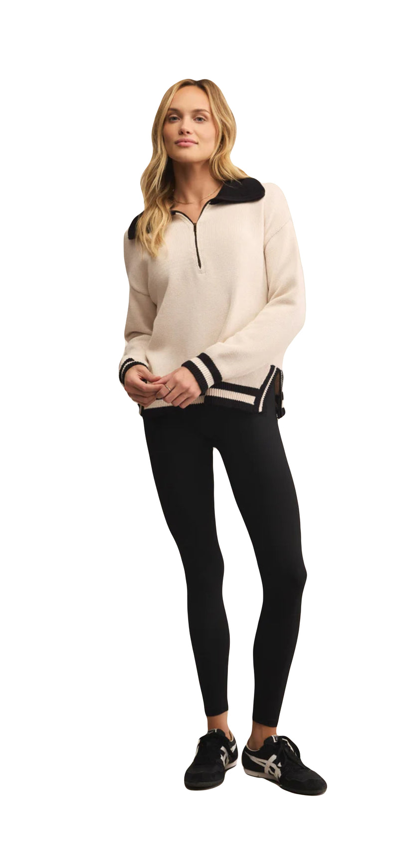 Z Supply: Society Sweater in Crystal