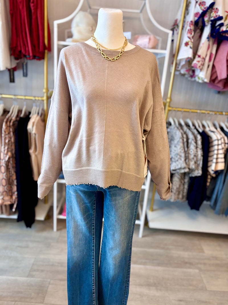 KERISMA LAWSON SWEATER LIGHT TAUPE