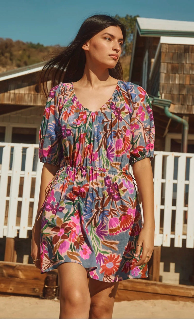 Velvet by Graham & Spencer: Hazel V Neck Dress in Tahiti