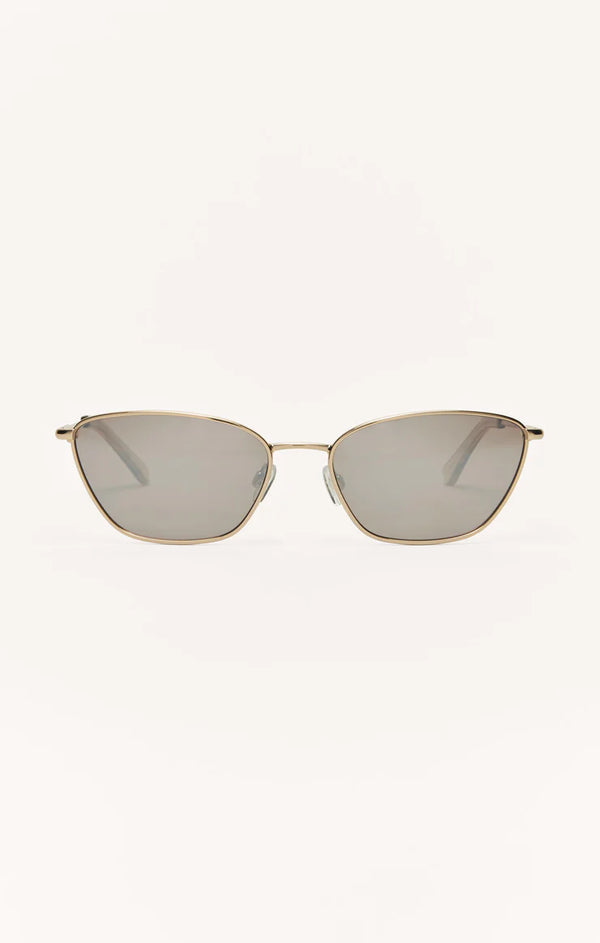 Z Supply Catwalk Polarized Sunglasses: Gold