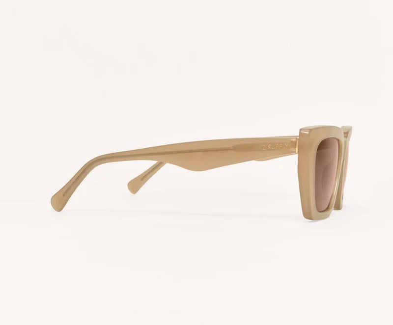 Z Supply Feel Good  Polarized Sunglasses: Warm Taupe