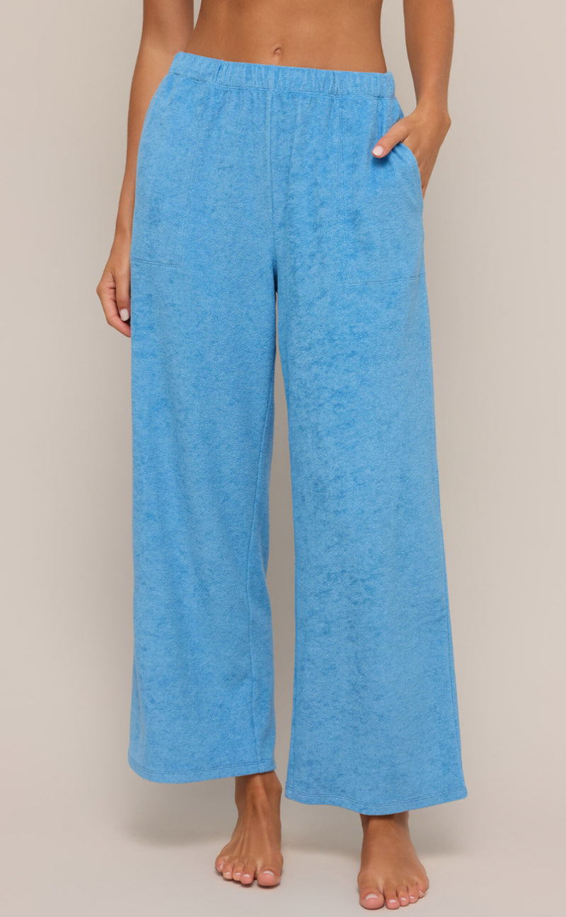 Z Supply Let’s Cruise Terry Pant: Salty Blue