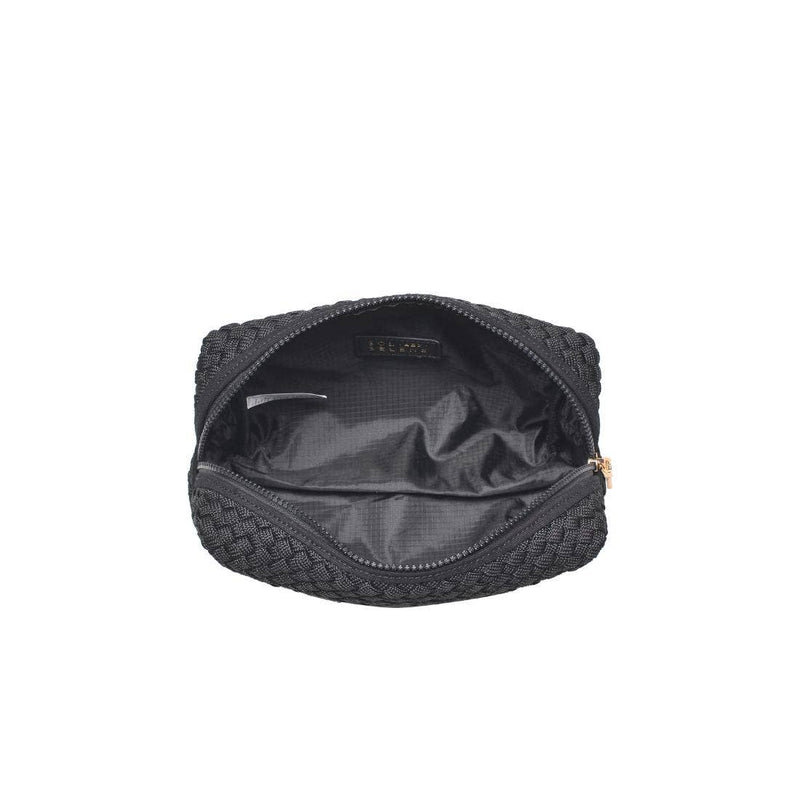 Sol and Selene - Altitude - Laced Up Eco-Edition Cosmetic Pouch: Black