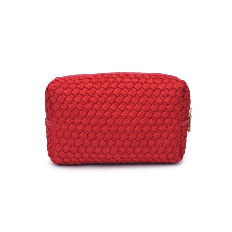 Sol and Selene - Altitude - Laced Up Eco-Edition Cosmetic Pouch: Red