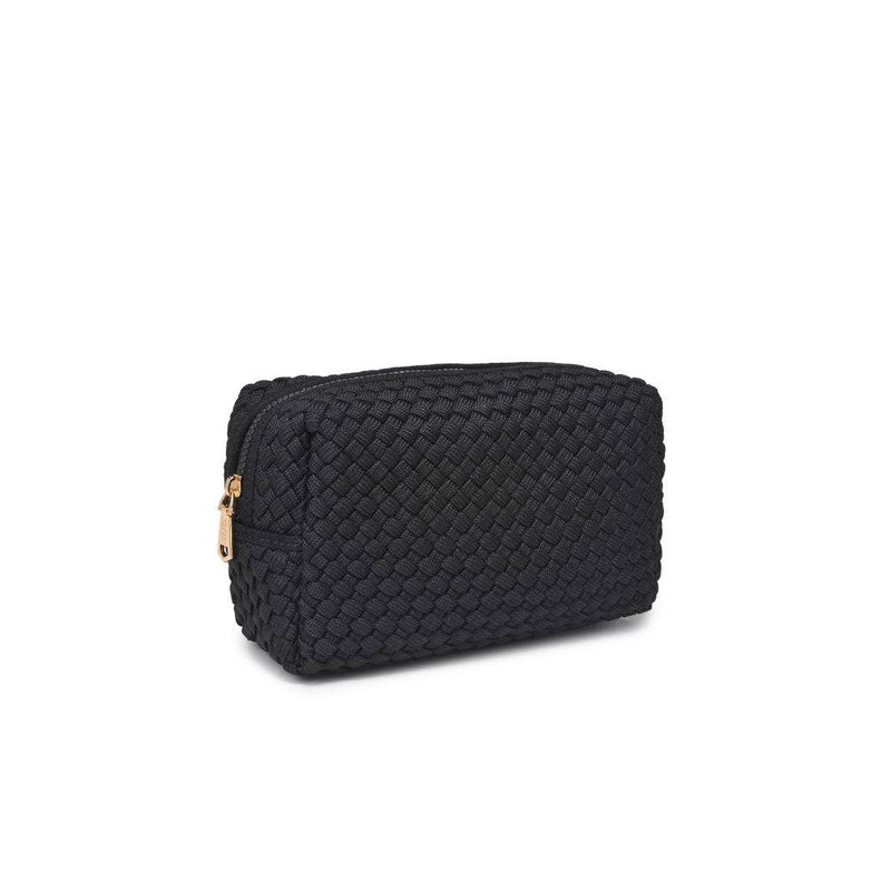 Sol and Selene - Altitude - Laced Up Eco-Edition Cosmetic Pouch: Black