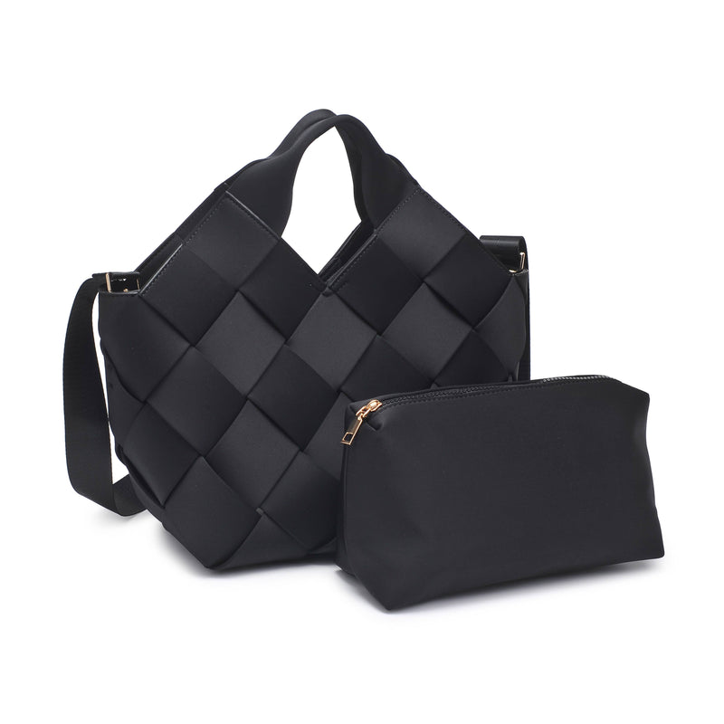 Sol and Selene - Resilience - Woven Neoprene Tote: Chocolate