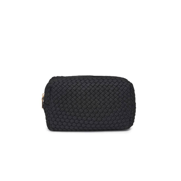 Sol and Selene - Altitude - Laced Up Eco-Edition Cosmetic Pouch: Black