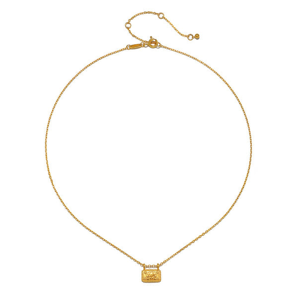 Satya Jewelry - Spring Lotus 2024 - 16” Lotus Plate Necklace