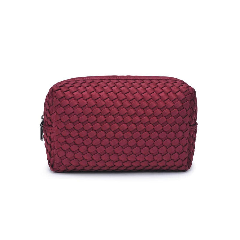 Sol and Selene - Altitude - Woven Neoprene Cosmetic Pouch: Black Nude