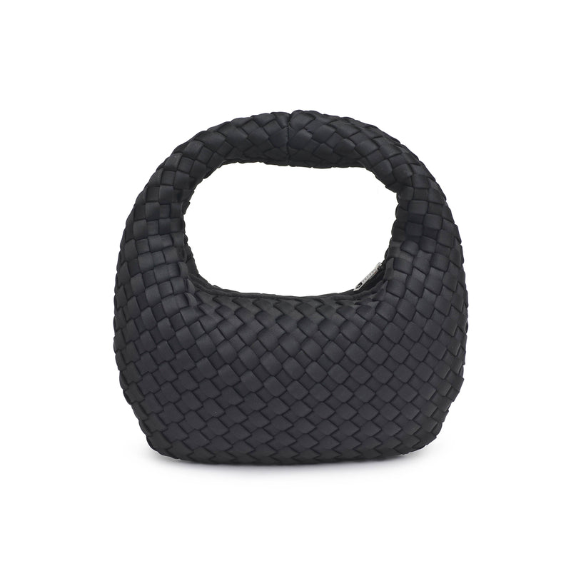 Sol and Selene - Dare to Dream - Small Woven Neoprene Clutch: Black