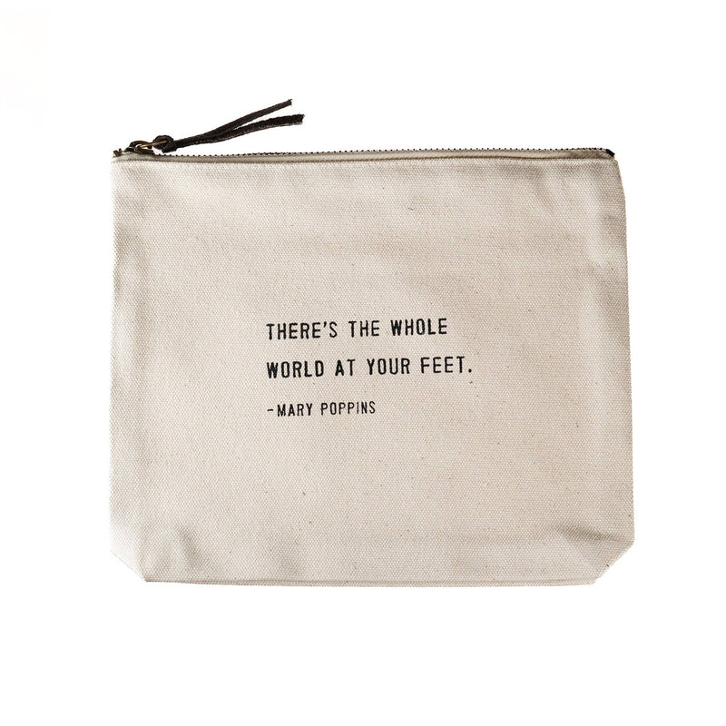 Sugarboo & Co - There's The Whole World (Mary Poppins) Canvas Zip Bag