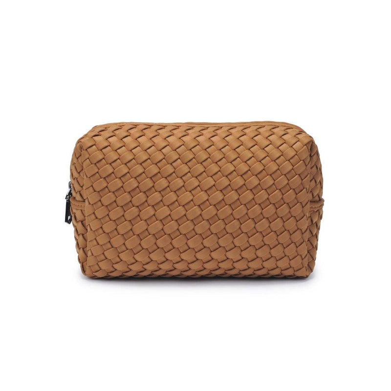 Sol and Selene - Altitude - Woven Neoprene Cosmetic Pouch: Black Nude