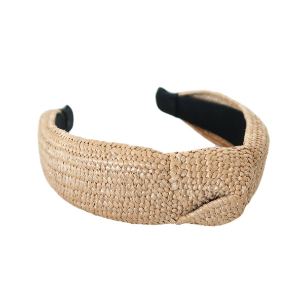 St Armands Designs of Sarasota - Natural Raffia Headband