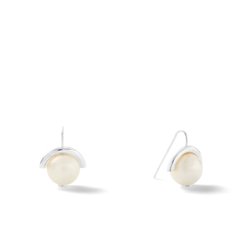 CC & Co by Catherine Canino - Sterling Medium Pearl Sph-earring