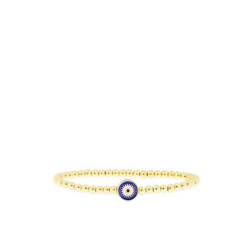 Marlyn Schiff - sunburst ball bracelet: Gold-royal blue