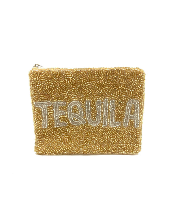 TEQUILA Beaded Coin Purse
