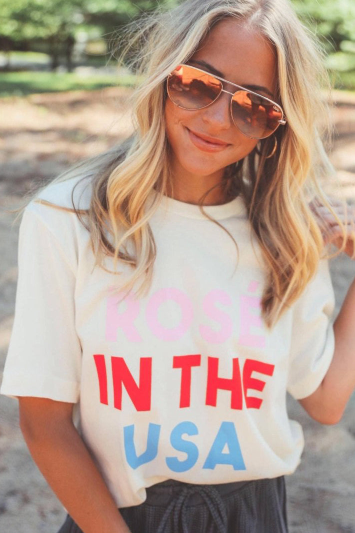 ROSE IN THE USA T-SHIRT